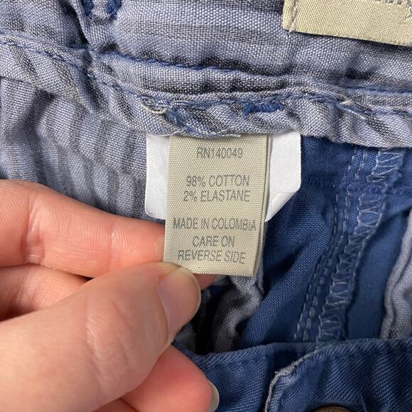 The Territory Ahead Mission Comfort Flat Front‎ Chino Pants Mens Size 32/30 Blue - Picture 9 of 11